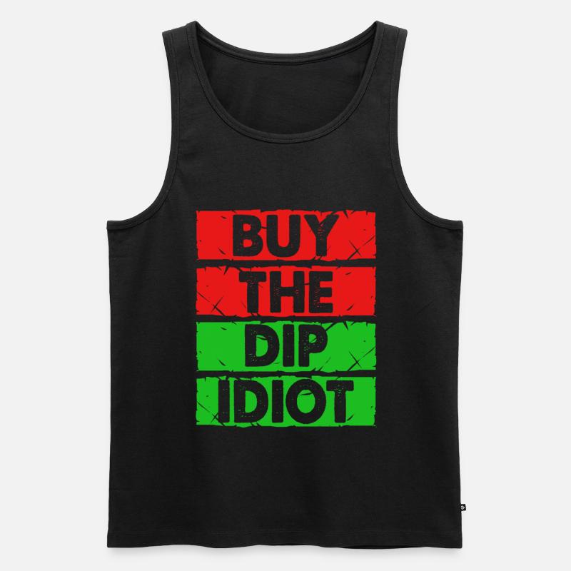 Börse - Männer Premium Bio Tank Top - Schwarz