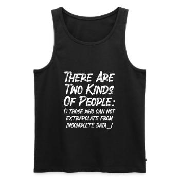 Unvollständige Daten Funny Science Nerd - Männer Premium Bio Tank Top - Schwarz - Vorne - AI Model Male 178 light (178cm)