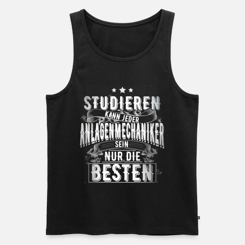 Anlagenmechaniker - Männer Premium Bio Tank Top - Schwarz