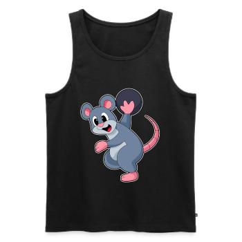 Rat Bowling Bowling Ball - Men's Premium Organic Tank Top - black - Front - Michal (187cm)