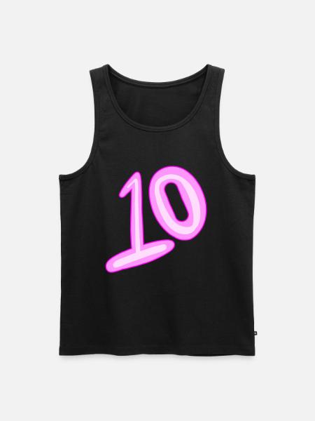 10 - Débardeur bio Premium Homme - noir
