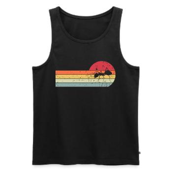 Ant - Men's Premium Organic Tank Top - black - Front - Michal (187cm)