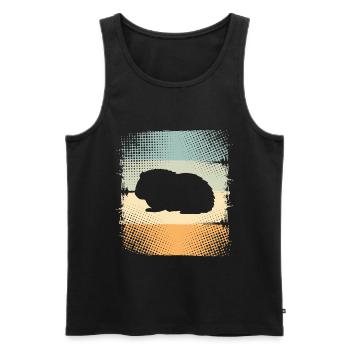 Guinea pig - Men's Premium Organic Tank Top - black - Front - Michal (187cm)