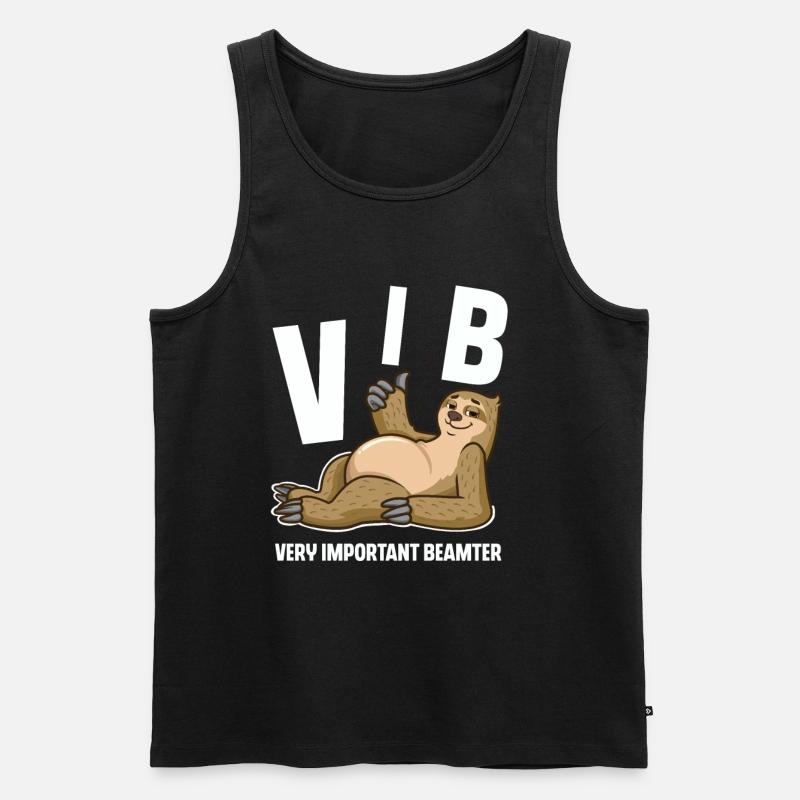 Beamter - Männer Premium Bio Tank Top - Schwarz