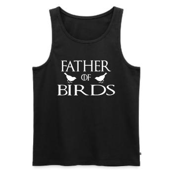 Father Of Birds - Männer Premium Bio Tank Top - Schwarz - Vorne - AI Model Male 178 light (178cm)