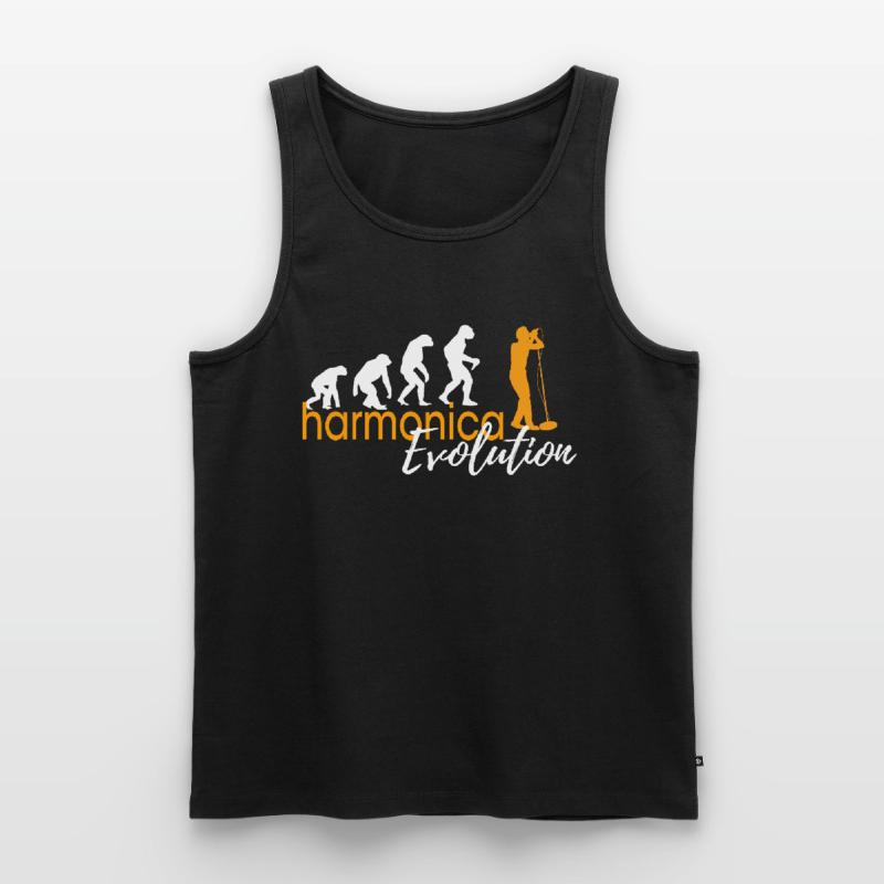 HARMONICA EVOLUTION Männer Premium Bio Tank Top