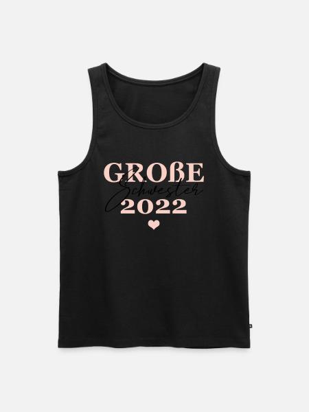 Große Schwester 2022 - Männer Premium Bio Tank Top - Schwarz