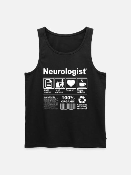 Neurologist - Men's Premium Organic Tank Top - black