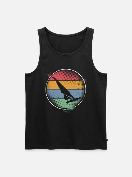 Surfer Surf - Débardeur bio Premium Homme - noir
