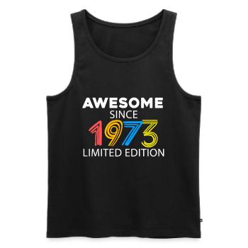 Fantastic since 1973 - born in 1973 - Men's Premium Organic Tank Top - black - Front - Michal (187cm)