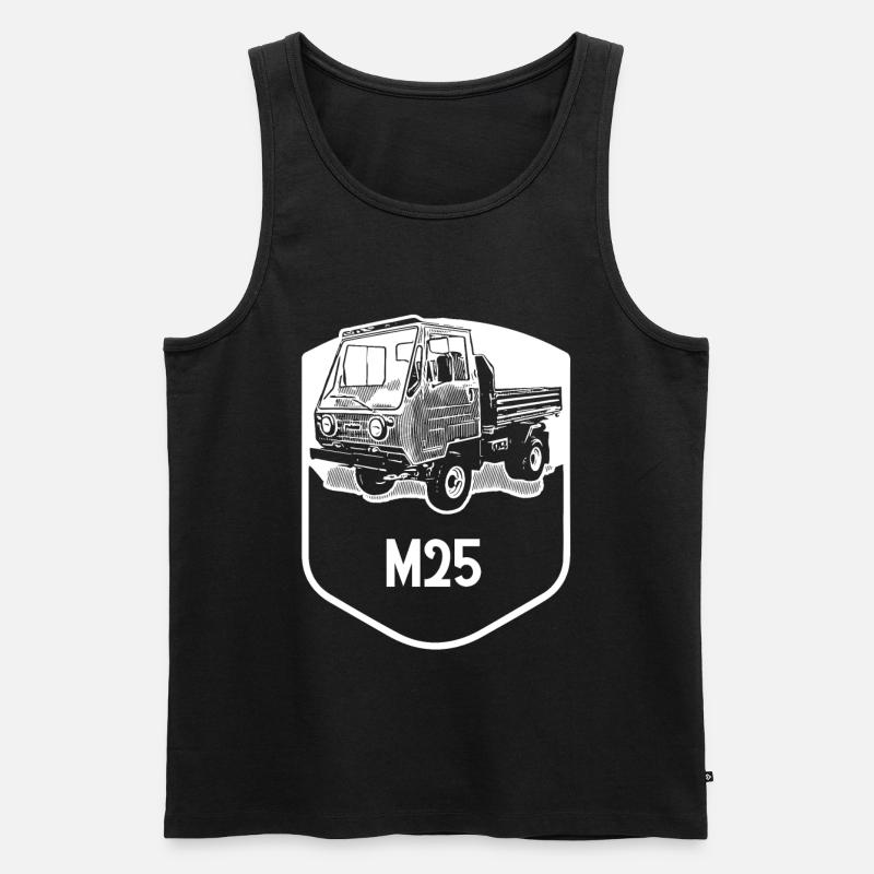 Multicar M25 - GDR - Classic - Men's Premium Organic Tank Top - black
