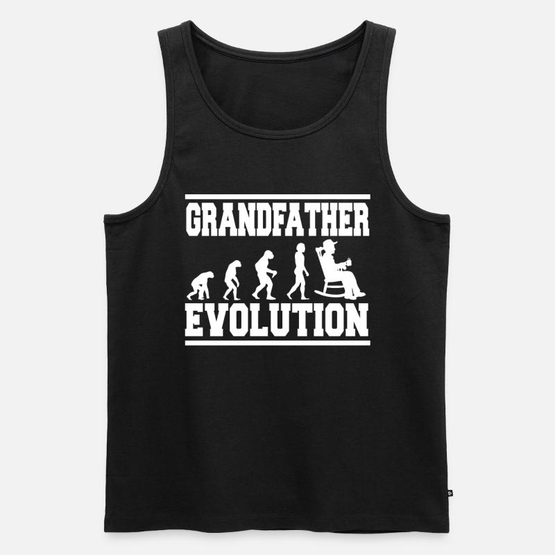 GRANDFATHER EVOLUTION Tea - Men's Premium Organic Tank Top - black