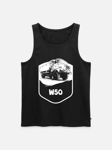 W50 | GDR | Trucks | IFA - Men's Premium Organic Tank Top - black