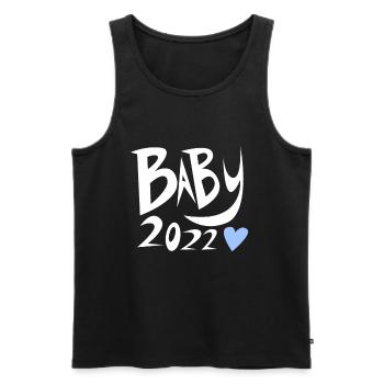 Bébé 2022 - Naissance Enceinte 2022 - Débardeur bio Premium Homme - noir - Devant - Michal (187cm)