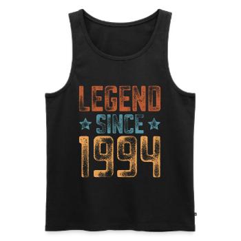 1994 Geboren Geburtsjahr Geburtstag - Männer Premium Bio Tank Top - Schwarz - Vorne - Michal (187cm)