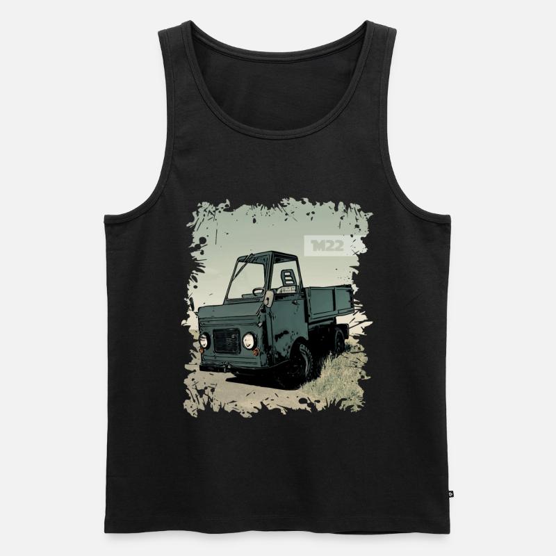 Multicar M22 - Männer Premium Bio Tank Top - Schwarz