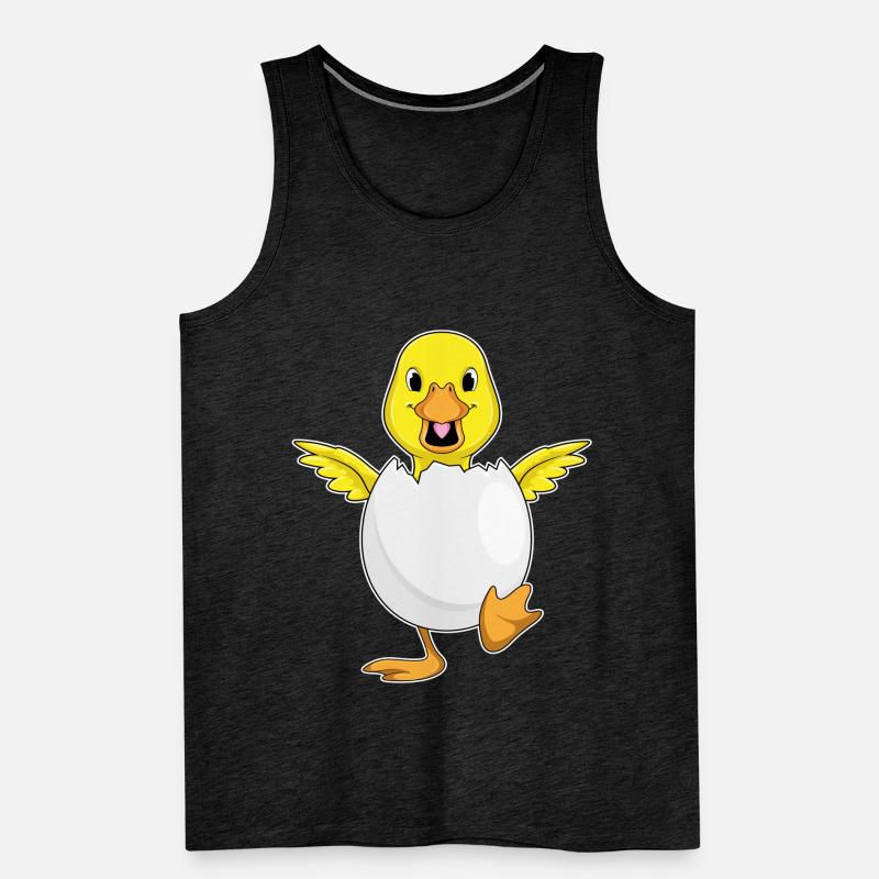Duck Eggshell Men's Premium Organic Tank Top