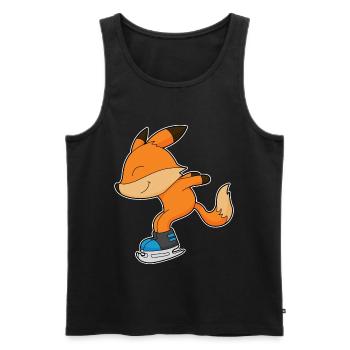 Fuchs Eislaufen Schlittschuhe - Men's Premium Organic Tank Top - black - Front - Michal (187cm)