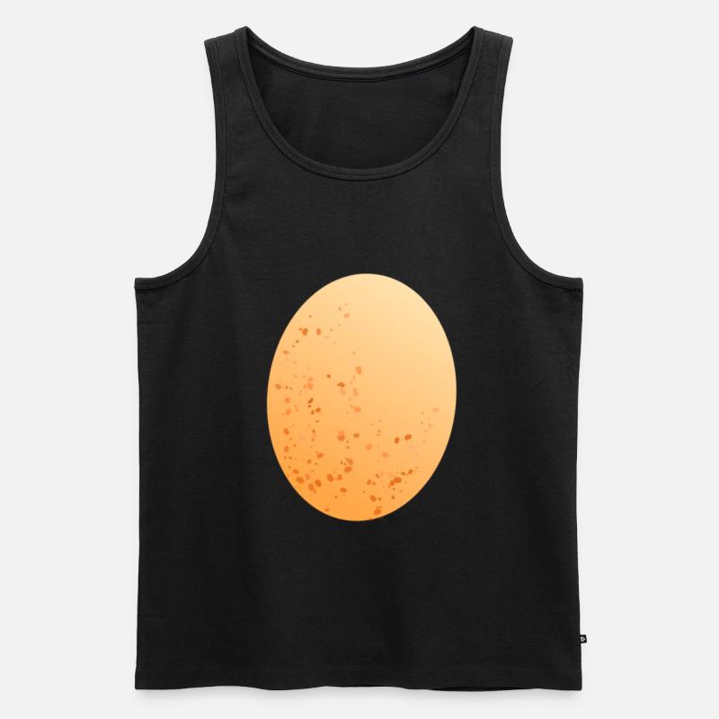 Egg chicken egg - Men's Premium Organic Tank Top - black