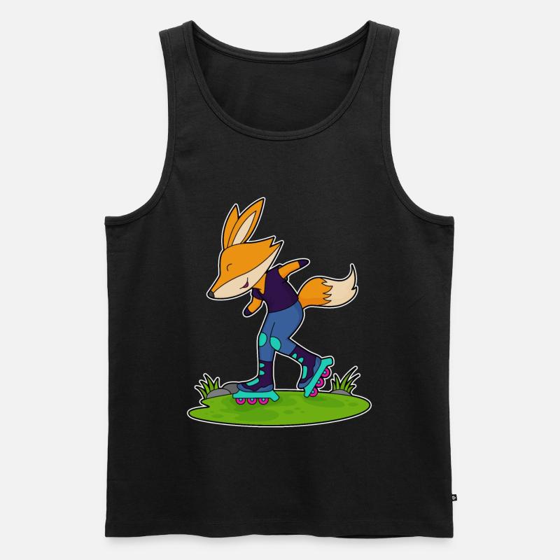 Fuchs Inline skating Inline skates - Men's Premium Organic Tank Top - black