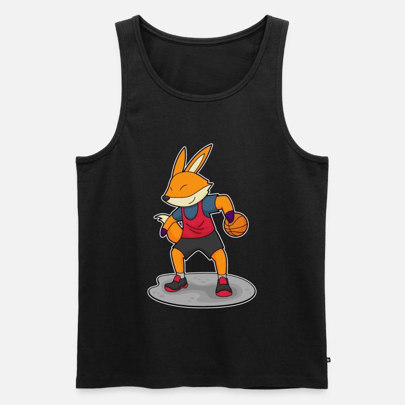 Fuchs Basketteur Basketteur - Débardeur bio Premium Homme - noir
