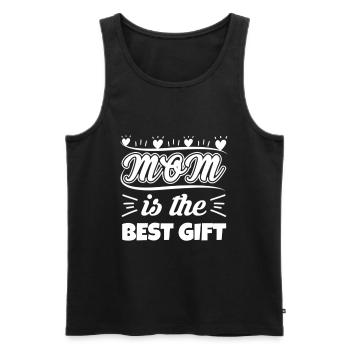 Fête des mères, fête des mères, fête des mères, fête des mères - Débardeur bio Premium Homme - noir - Devant - AI Model Male 178 light (178cm)