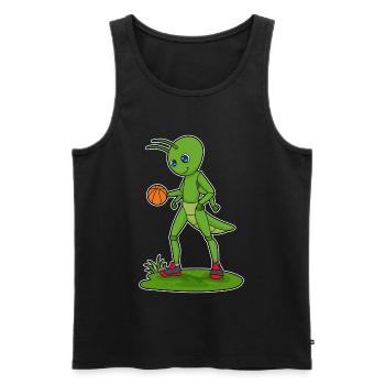 Caterpillar basketteur basketteur basket-ball - Débardeur bio Premium Homme - noir - Devant - Michal (187cm)