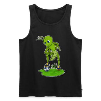 Caterpillar football américain - Débardeur bio Premium Homme - noir - Devant - AI Model Male 178 light (178cm)