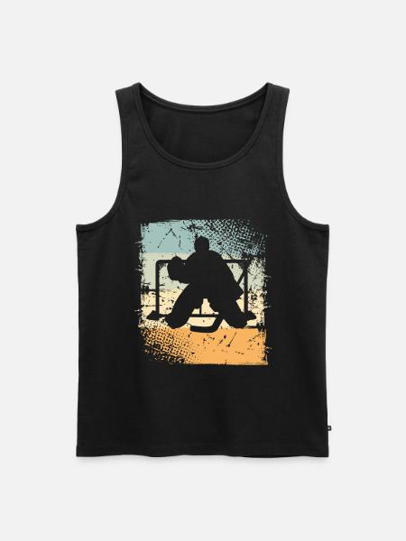Eishockey - Men's Premium Organic Tank Top - black