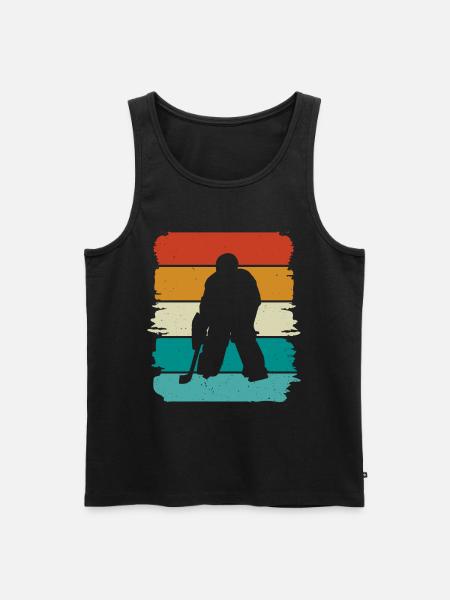 Eishockey - Men's Premium Organic Tank Top - black