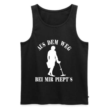 Sondeln Sondler Sondengänger Metalldetektor - Männer Premium Bio Tank Top - Schwarz - Vorne - Michal (187cm)