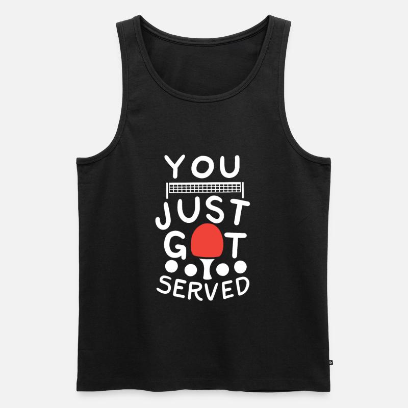 You Just Got Served - Männer Premium Bio Tank Top - Schwarz