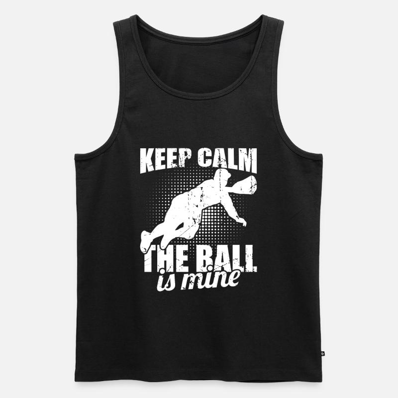 Baseball Catcher - Männer Premium Bio Tank Top - Schwarz