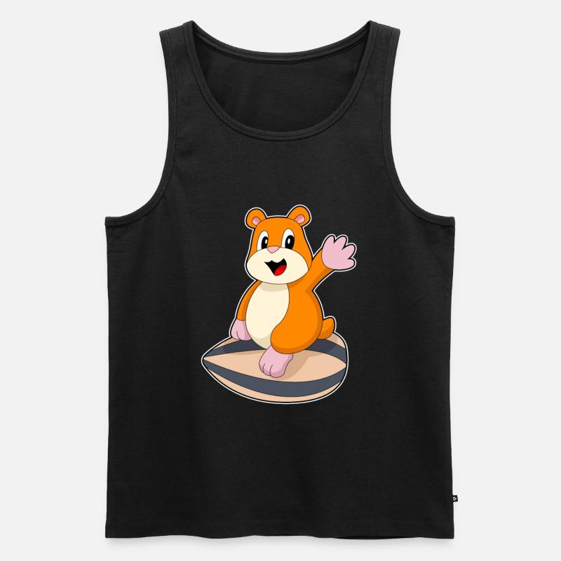 Hamster Samen - Männer Premium Bio Tank Top - Schwarz