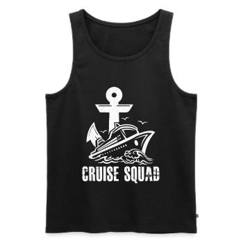Cruise Ship Cruise Squad Cruise - Men's Premium Organic Tank Top - black - Front - AI Model Male 178 light (178cm)