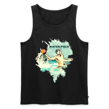 Water polo - The toughest athletes - Men's Premium Organic Tank Top - black - Front - Michal (187cm)