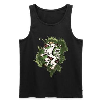 Graz Österreich - Männer Premium Bio Tank Top - Schwarz - Vorne - AI Model Male 178 light (178cm)