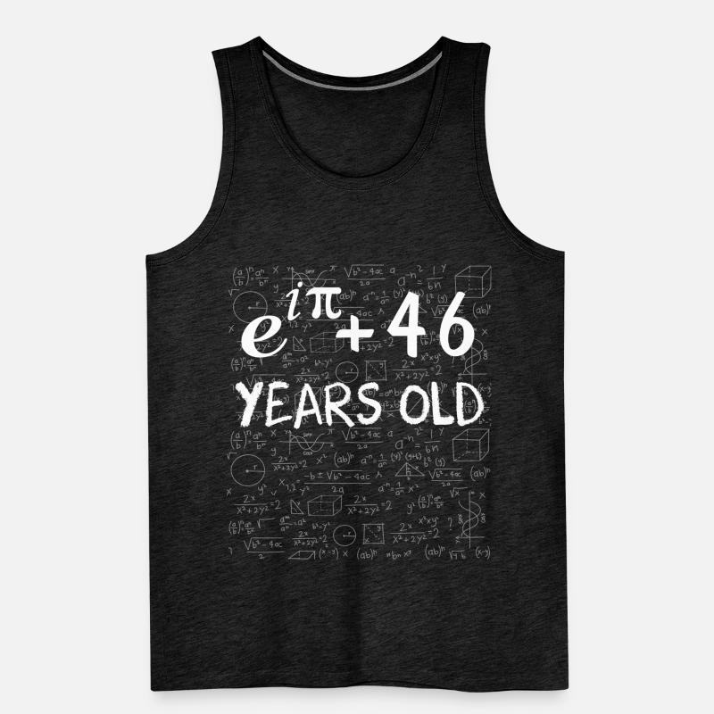 45. Geburtstag 45 Jahre Euler Identity Männer Premium Bio Tank Top