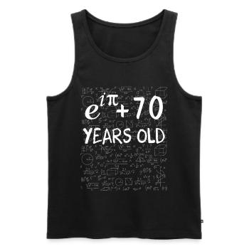 69th Birthday 69 Years Euler Identity Math Gift - Men's Premium Organic Tank Top - black - Front - AI Model Male 178 light (178cm)