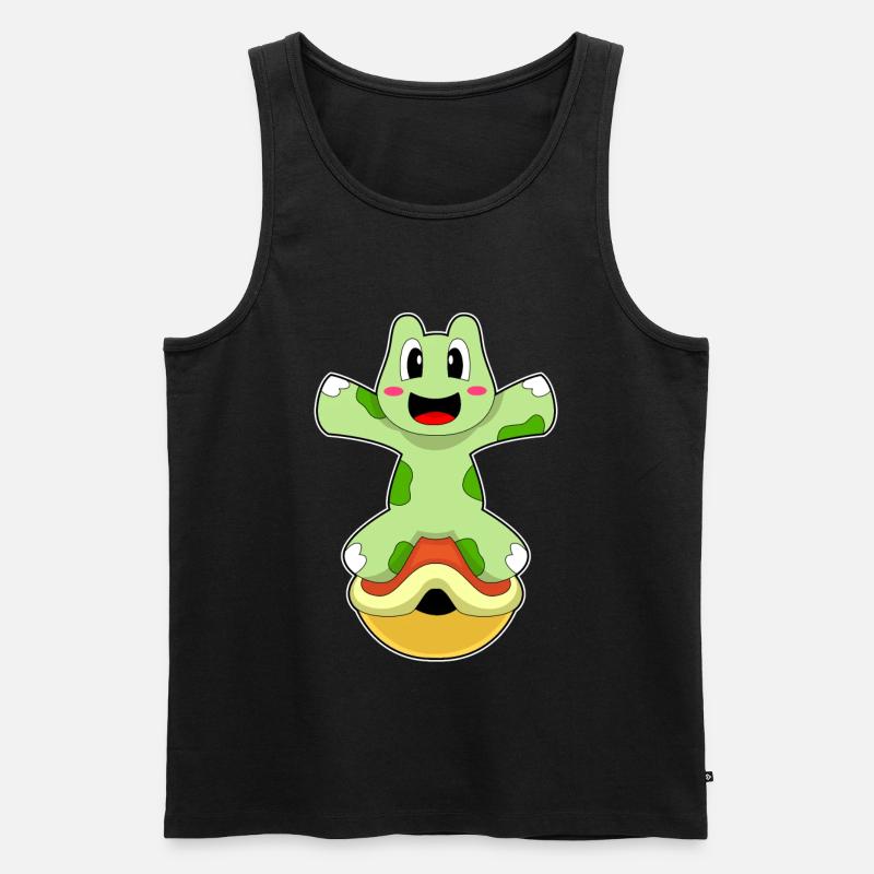 Turtle without shell - Men's Premium Organic Tank Top - black