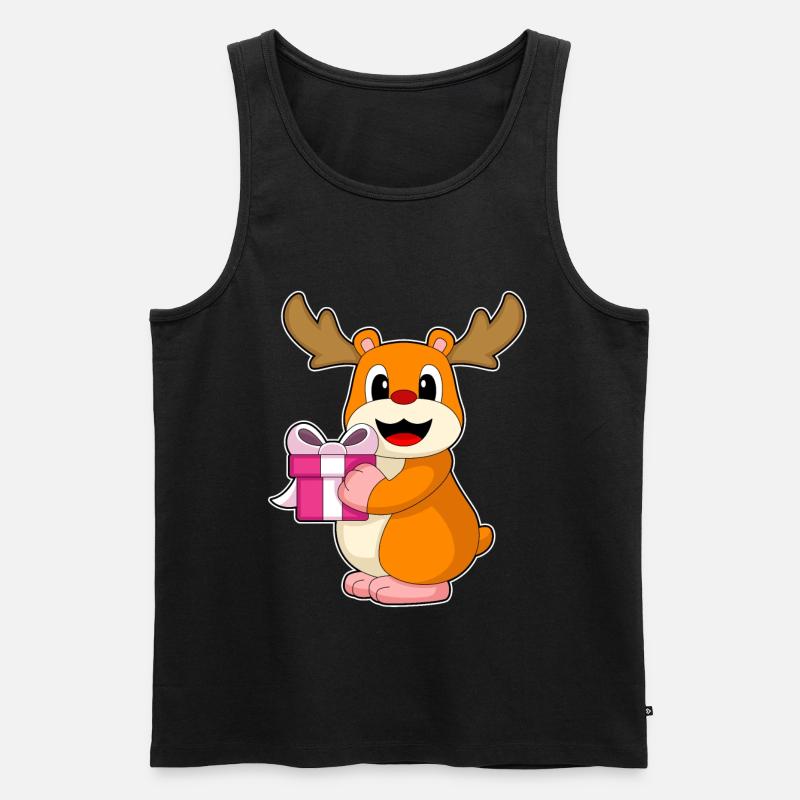 Hamster Weihnachten Paket - Männer Premium Bio Tank Top - Schwarz