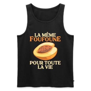 EVG Cadeau Futur Marié Humour Garçon Mariage Team - Débardeur bio Premium Homme - noir - Devant - Michal (187cm)