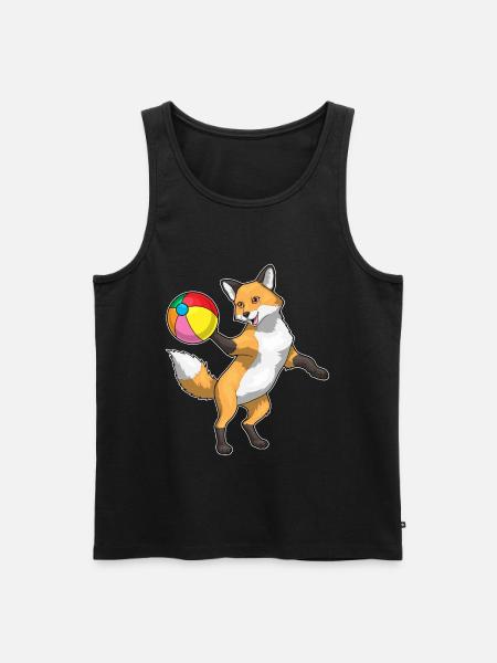 Fox Swimming Water Polo Summer - Men's Premium Organic Tank Top - black