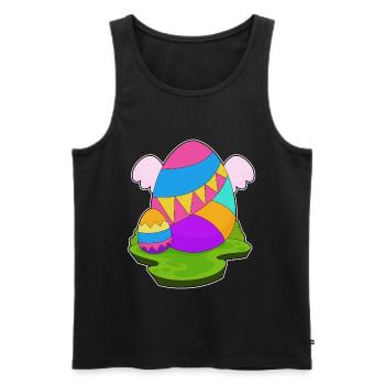 Ostern Ostereier Engelsflügel - Männer Premium Bio Tank Top - Schwarz - Vorne - Michal (187cm)
