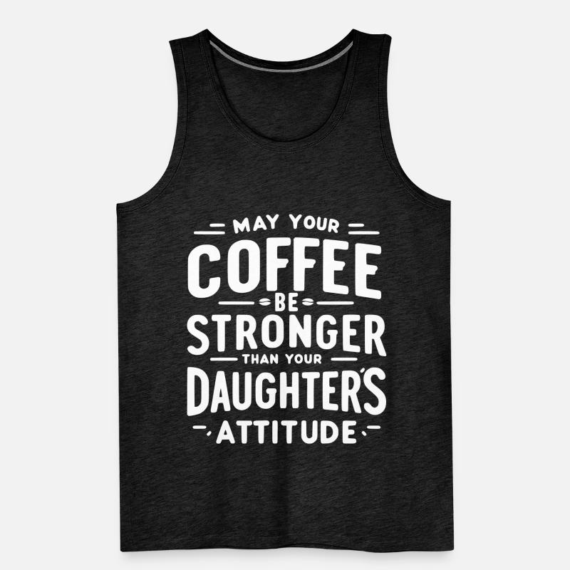 Caffeinated Attitude Men's Premium Organic Tank Top