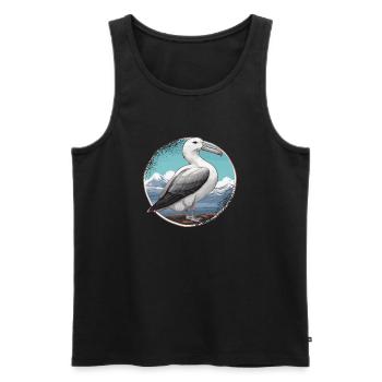 Éleveur d’oiseaux Ornithologue Ornithologue Ornithologue - Débardeur bio Premium Homme - noir - Devant - Michal (187cm)