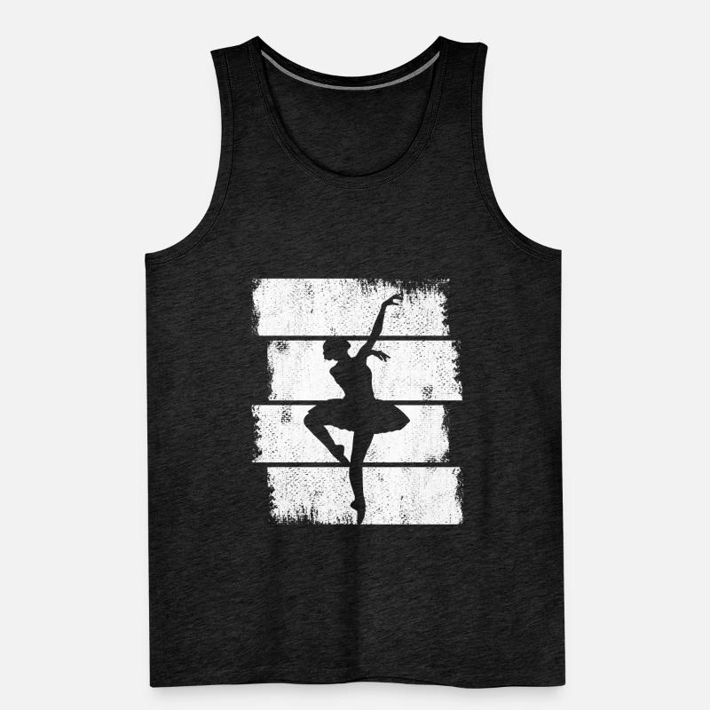 Dessin de danseuse de ballet Débardeur bio Premium Homme