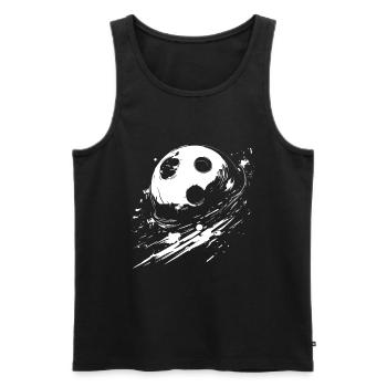 Bowls - Men's Premium Organic Tank Top - black - Front - Michal (187cm)