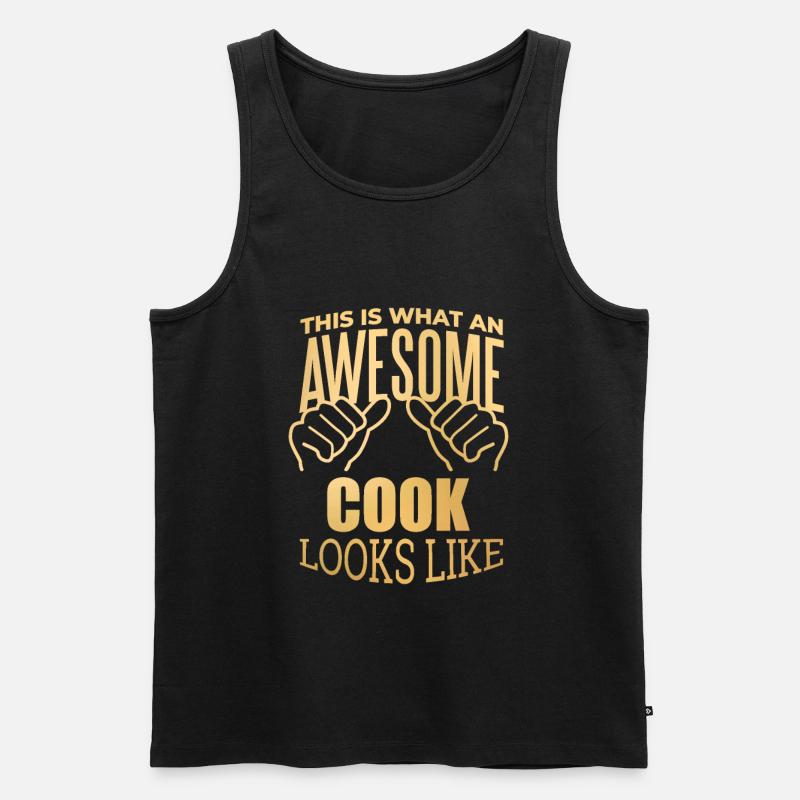 Kochen - Männer Premium Bio Tank Top - Schwarz