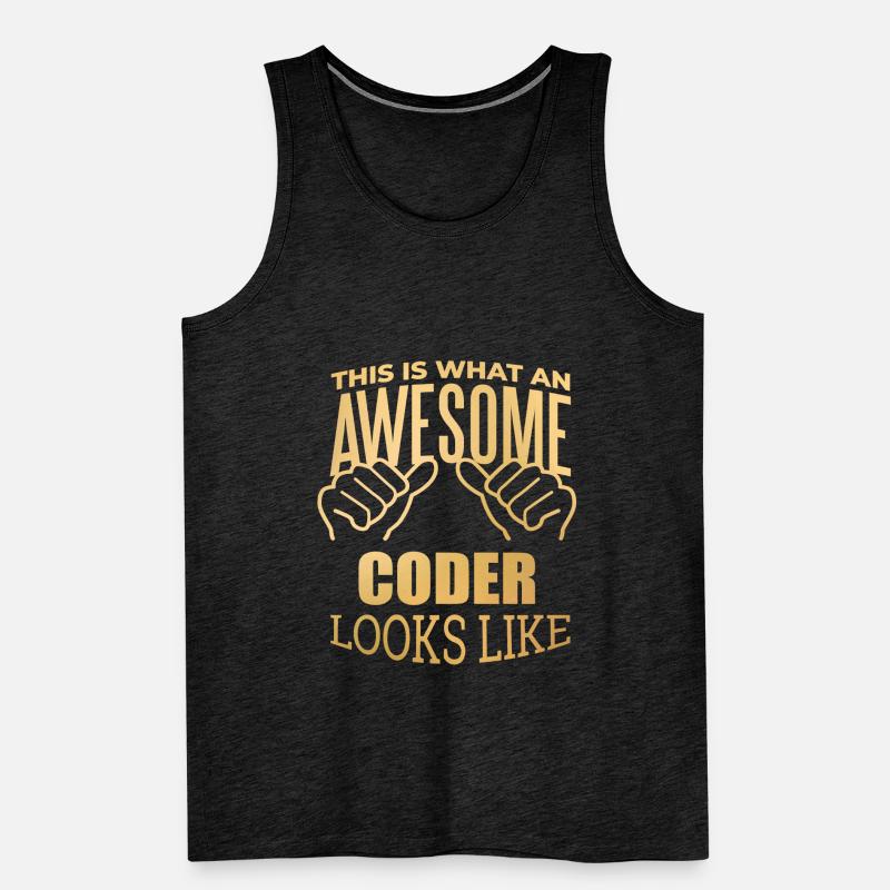 Coding Men's Premium Organic Tank Top